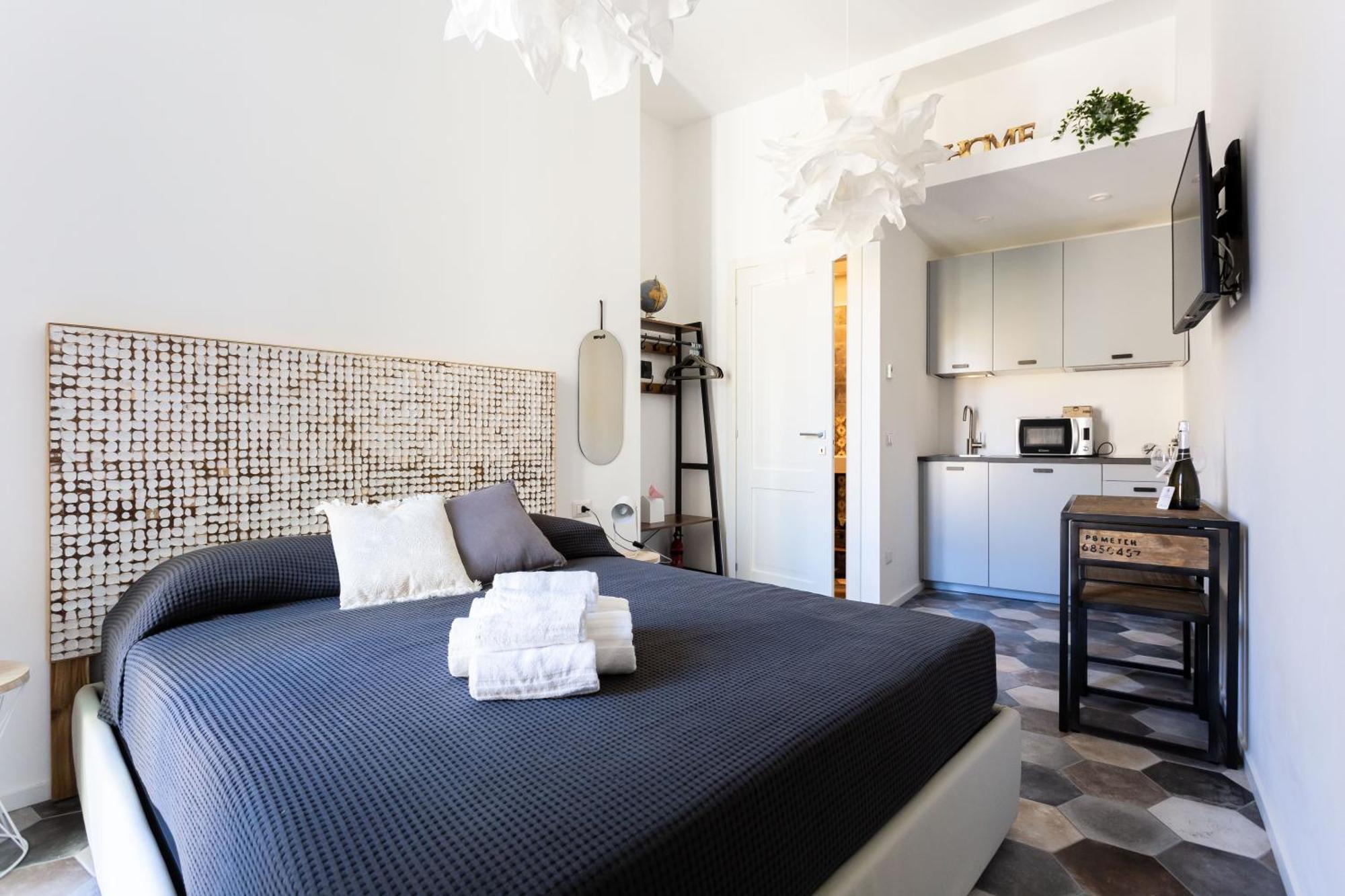 Navigli - Vigevano 45 & Casale 3A Studios Milánó Szoba fotó